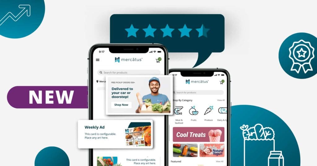 mobile grocery app launch guide featuring Mercatus Mobile