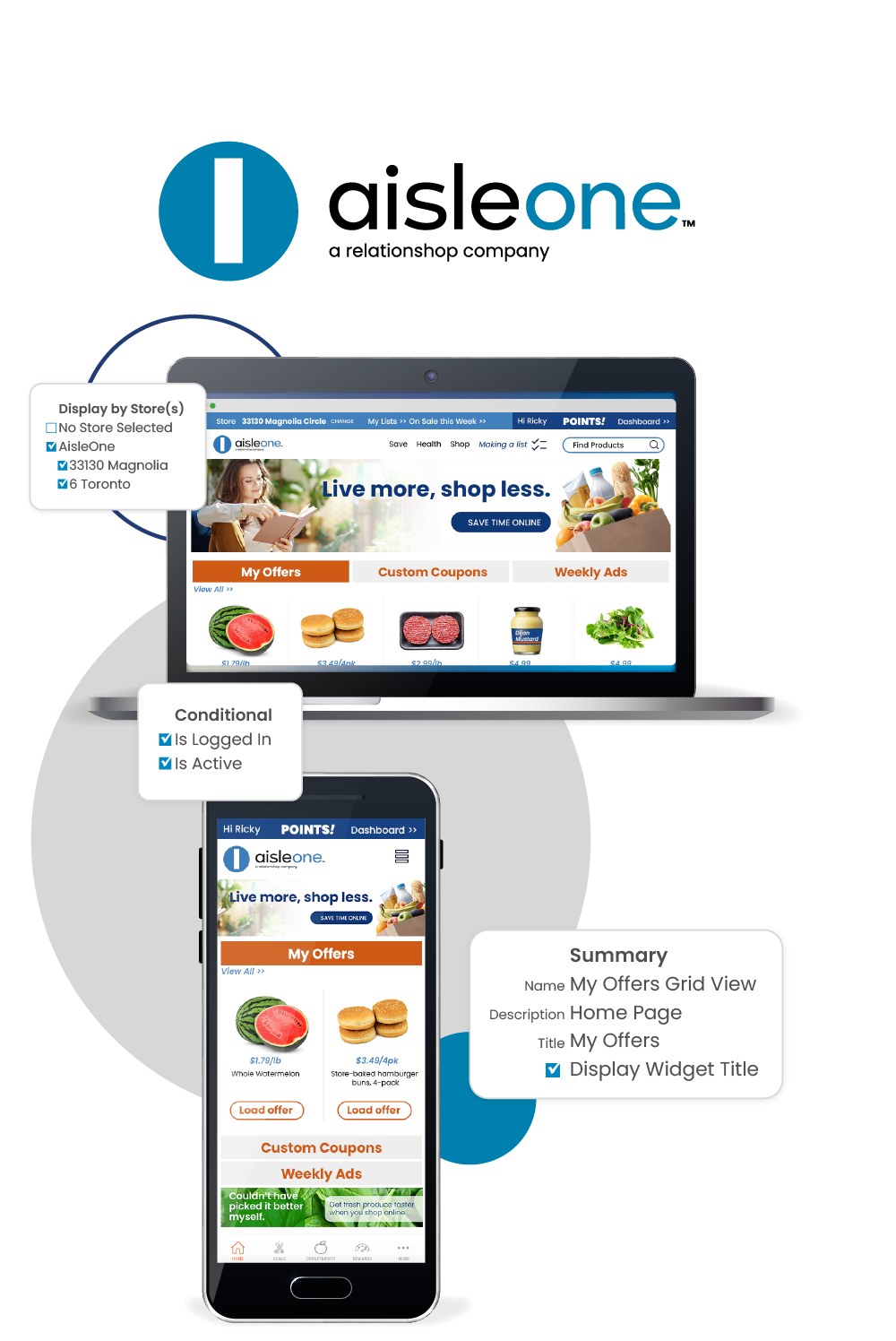 AisleOne Personalization and Loyalty Technology for Grocery Retail